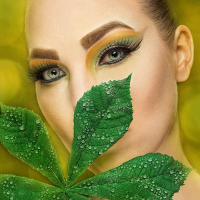 Compositing Julia Seasons Spring Flare